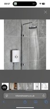 Triton UNIQ 9.5kW Electric Shower With Rainfall - Gloss White - New, Open Box