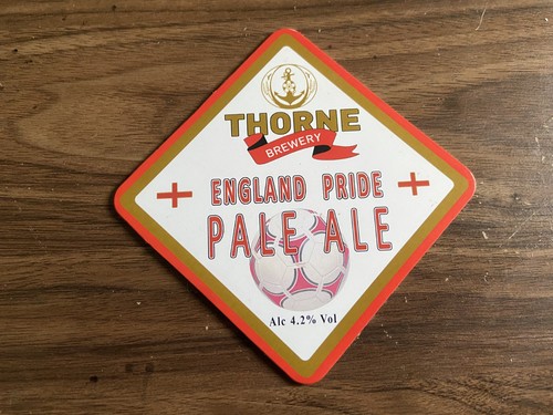 Football beer pump clip - football.,