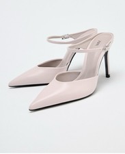 Zara heels size 6/39 soft strap mules