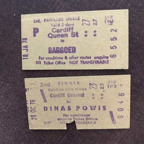 Railway ticket 2 x - ,