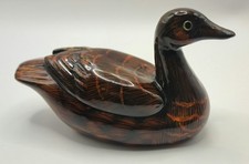 Vintage Brown Orange Ceramic