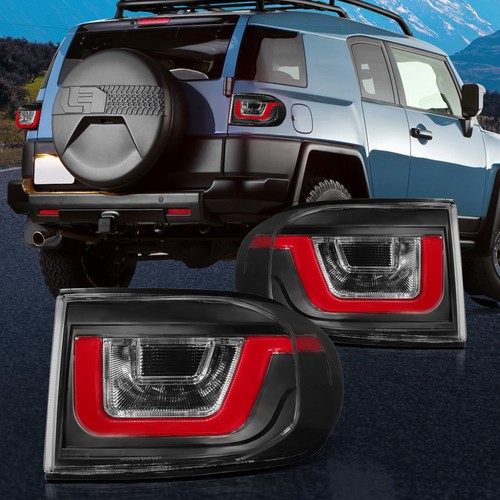 Pair taillights assembly black - taillights,
