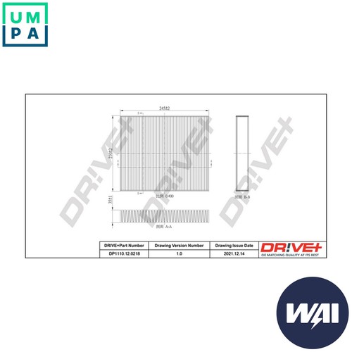 Filter cabin air - filter,