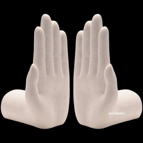 Praying hands bookends - praying,