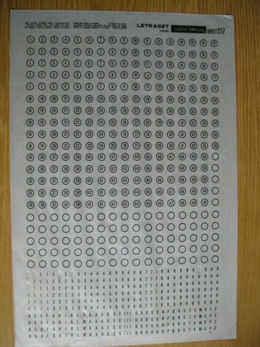 Letraset instant - x,