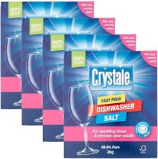 Crystale Dishwasher Salt, 4 x