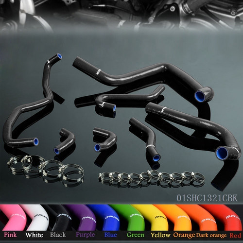Black silicone radiator - silicone,