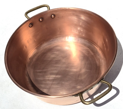 Vintage 6inch french copper - vintage, 14.6inch