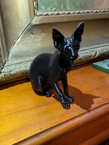 Sphynx hairless cat statue - sphynx,