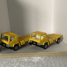 2x Dinky Toys Yellow Convoy