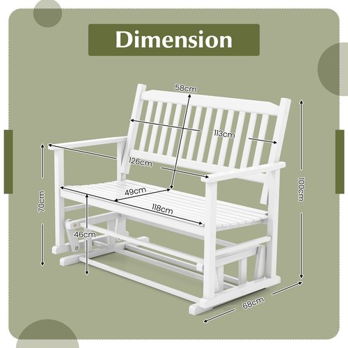 Person porch glider swing - porch,