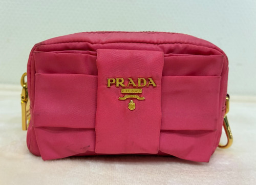 Prada cosmetic pouch nylon - ,