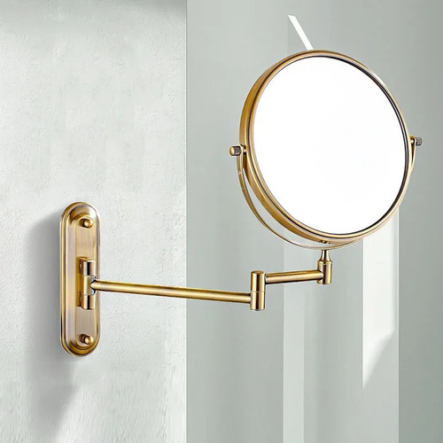 Chrome magnifying wall - magnifying,