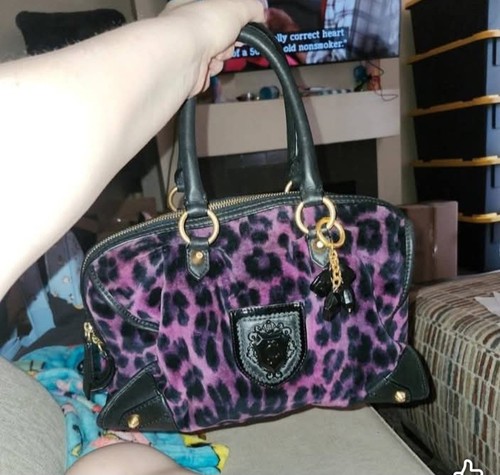Juicy couture purple leopard - couture,