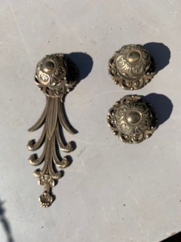 Vintage ornate brass - vintage, gold