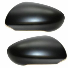 Wing Mirror Cover Cap Casing Black For Nissan Qashqai Pair Left & Right
