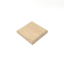 Solid Oak Square Wooden Plaque