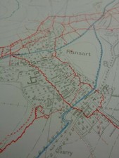 WW1 Trench Map "RANSART" (AUG