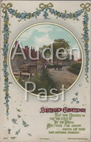 Birthday greetings cottage - birthday,