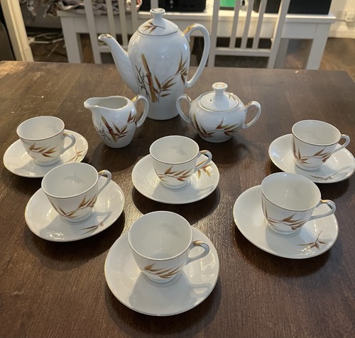 Vintage porcelain tea set - porcelain, –