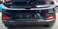 HYUNDAI I20 MK2 COUPE 2015 REAR BUMPER WITH PDC SENSORS BLACK X5B