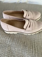 VIONIC PINK suede LOAFER SHOES ORTHOTIC COMFORT