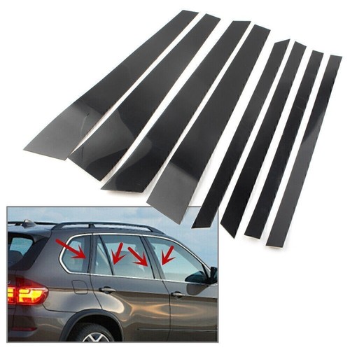 8pcs pillar posts black - posts, panel