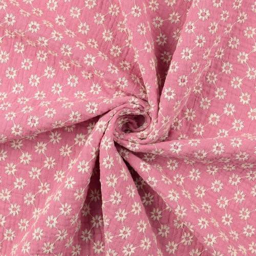 Floral embroidery cotton - floral,