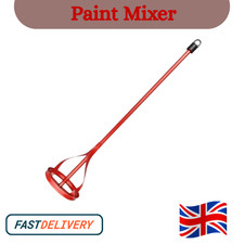 Red Drill Mixer Paddle Paint