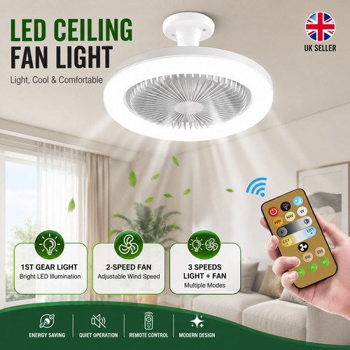 Led ceiling fan light with - led,