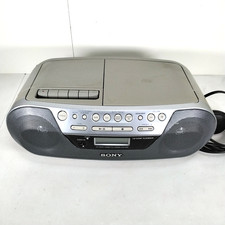 Sony CFD-S05 CD Radio Cassette Recorder Boombox Mega Bass Tested Working