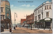 Vintage Postcard Newport Road