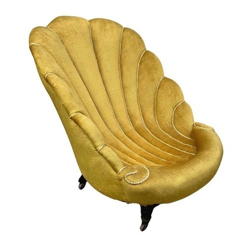 Antique victorian clam shell - victorian, shell'