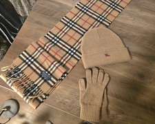 Burberry Kid's Hat Scarf and
