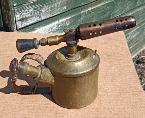 Antique vintage brass blow - vintage,