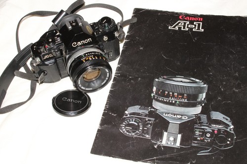 Canon slr film camera - a-1,