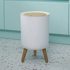 7L Wood Grain Design Bin