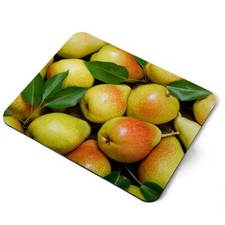 Mouse Mat Pad - Pear Fruit Food Healthy Living Laptop PC Desk Office #15538