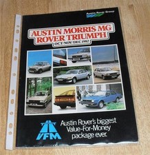 Austin Range Brochure 1982