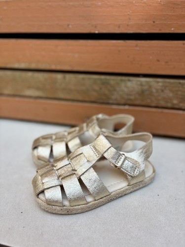 Zara gold strappy buckle girls - zara,