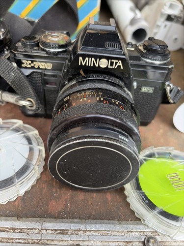 Minolta 700 camera and - and, lens