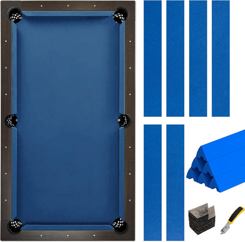 Pool table felt and bumper - table, kit