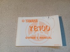 Yamaha YB100 Owners Manual In