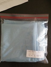 Light Blue Organza Voile Fabric 1.5 X 3 Metres