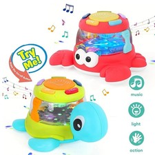 Kids Musical Turtle Crab Toy