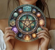 Witch Pentagram Sun Catcher
