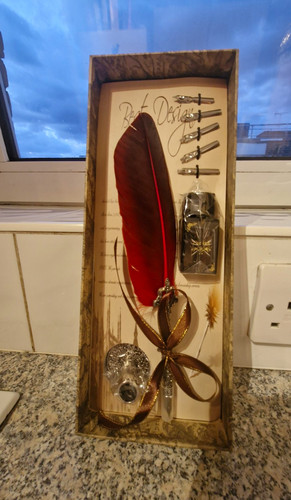 Calligraphy feather quill - feather,