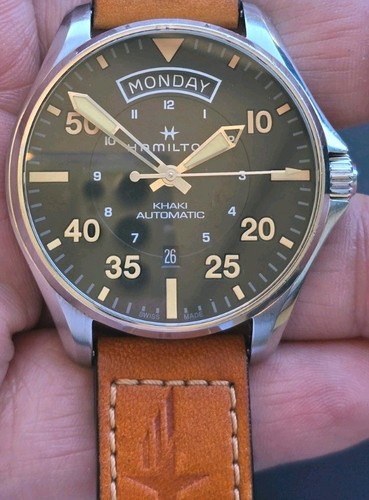 Hamilton khaki aviation pilot - hamilton,