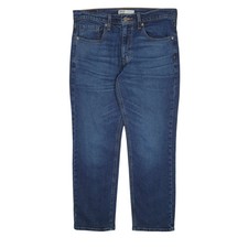 LEVIS Signature Jeans Straight Fit Blue Denim Trousers Mens Athletic W32 L29