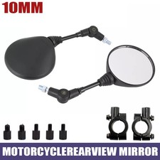 2X 10mm Round Motorcycle